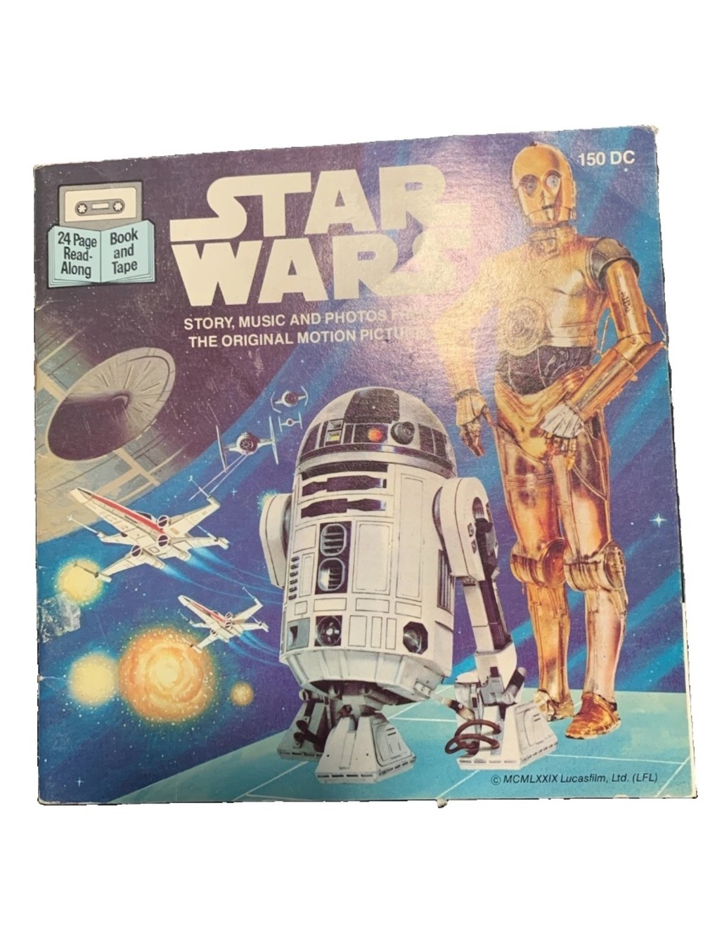 Vintage 1979 Star Wars Read Along Book Buena Vista Records. No tape